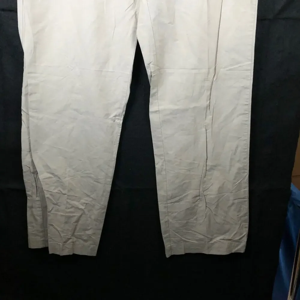 Banana Republic Mens Pants Tan Modern Relaxed Fit Linen Cotton Blend 35x32